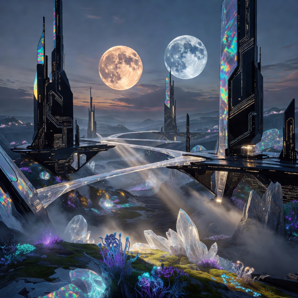 Futuristic Cinematic Sci-Fi Landscape
